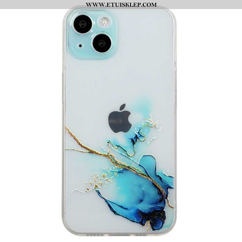 Etui do iPhone 15 Plus Elastyczny Marmur